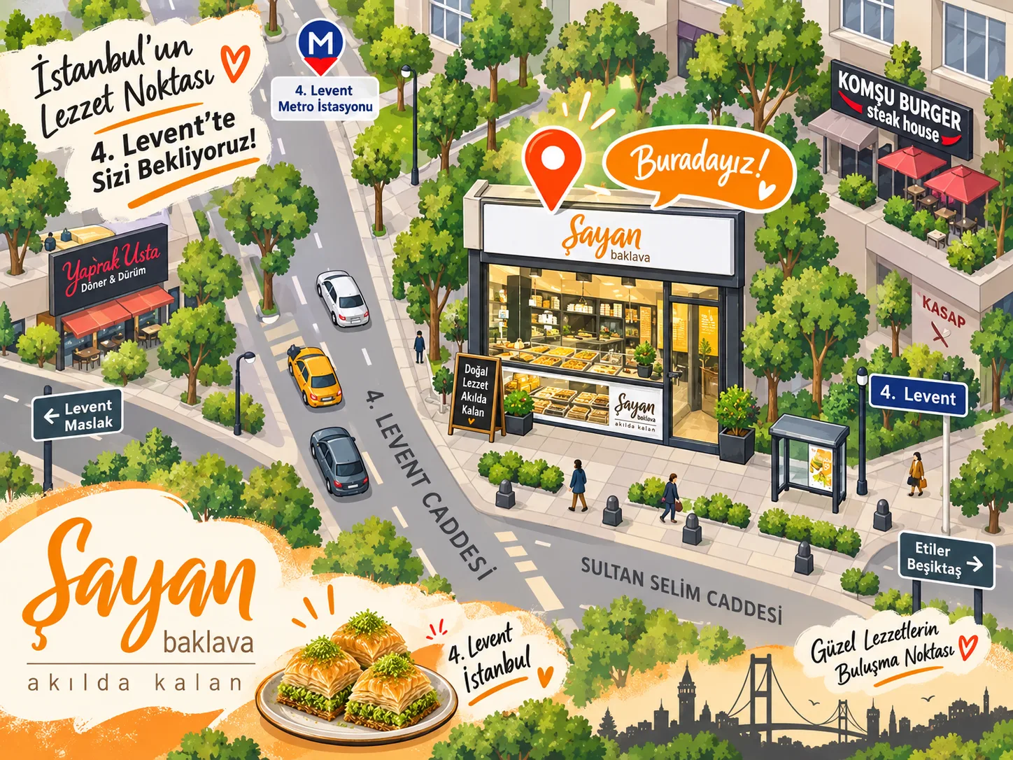 4. Levent Baklava Siparişi: Taze Baklava Seçerken Nelere Dikkat Edilmeli?